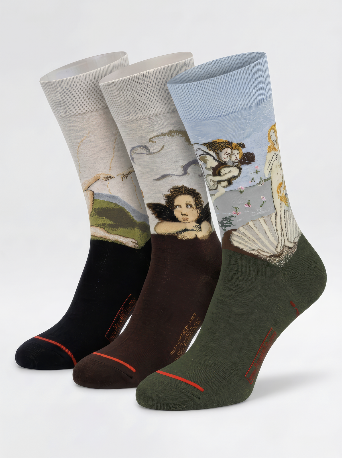 Masters of the Renaissance 3-Pack Museum Art Socks Gift Set