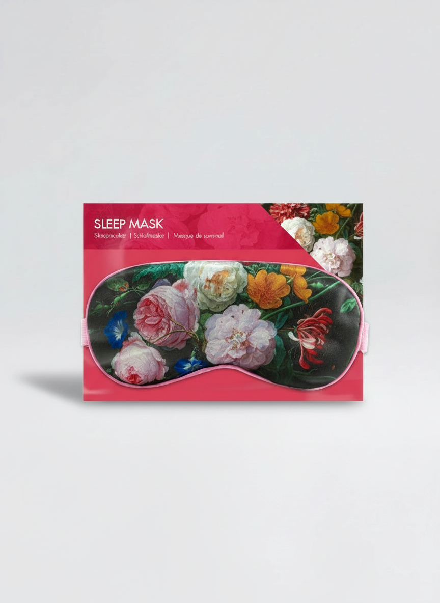 Sleep Mask, Flowers Still Life, Jan Davidsz. de Heem