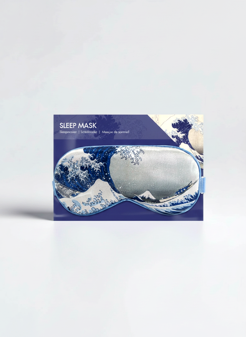 Sleep Mask, The Great Wave, Katsushika Hokusai