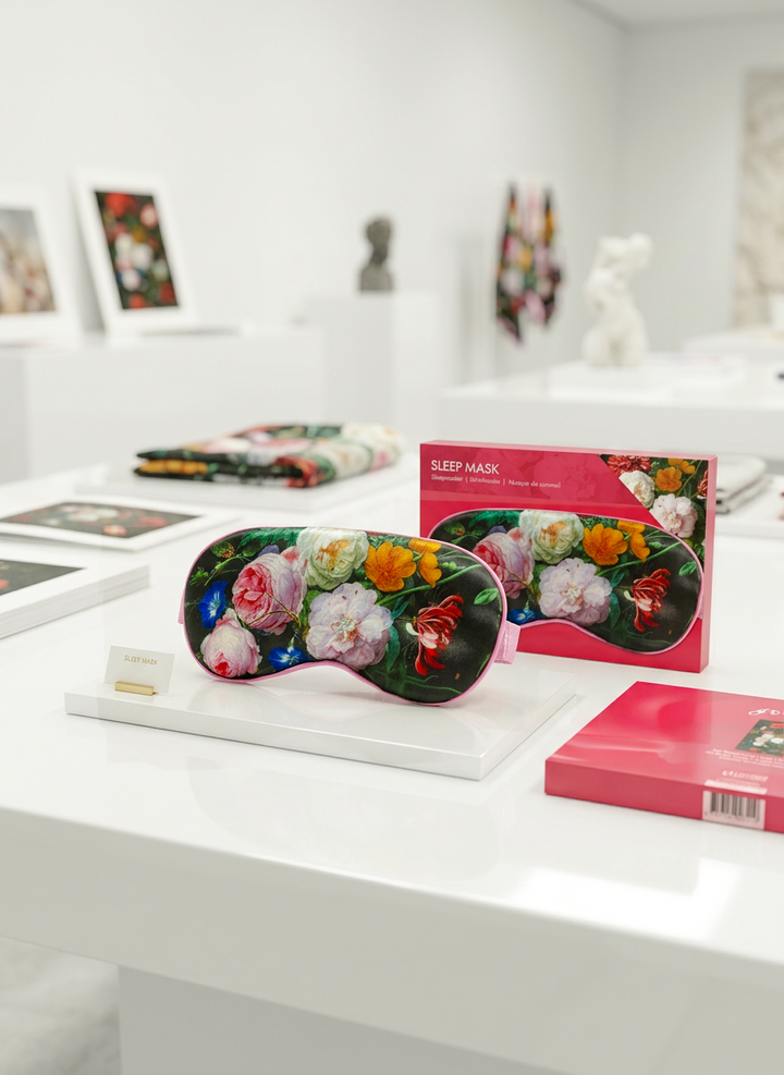 Sleep Mask Flowers Still Life Jan Davidsz. de Heem – displayed in museum shop | ArtyGifts
