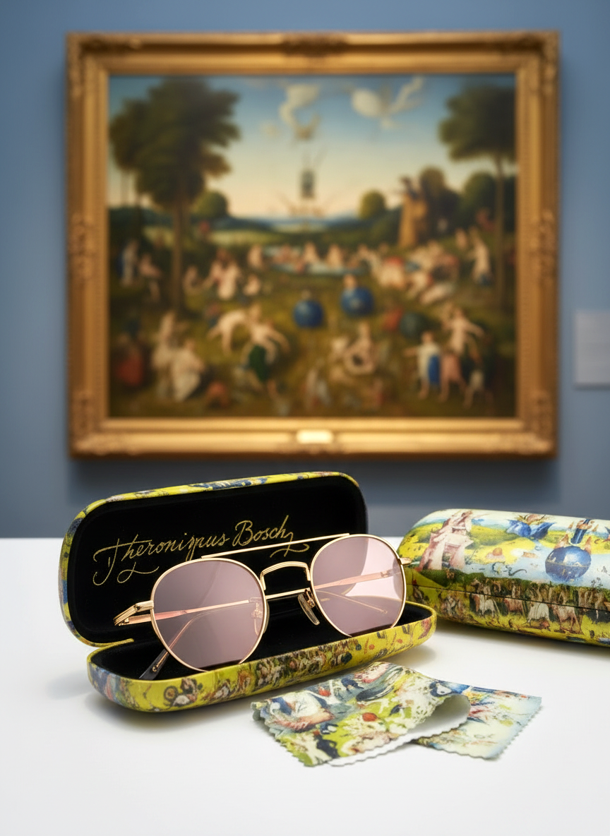 Spectacle Case Garden of Earthly Delights Jheronimus Bosch – displayed in museum shop | ArtyGifts

