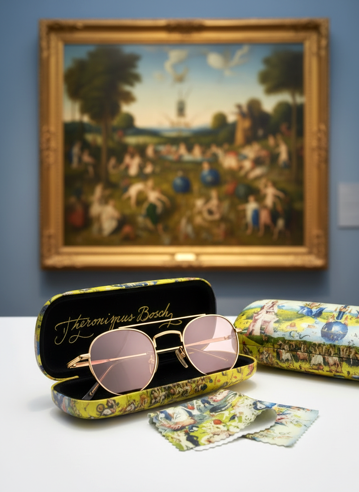 Spectacle Case Garden of Earthly Delights Jheronimus Bosch – displayed in museum shop | ArtyGifts
