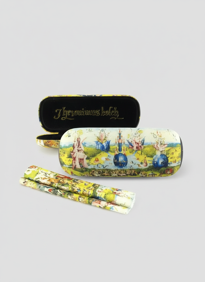 Spectacle Case Garden of Earthly Delights Jheronimus Bosch – art glasses case with velvet lining | ArtyGifts

