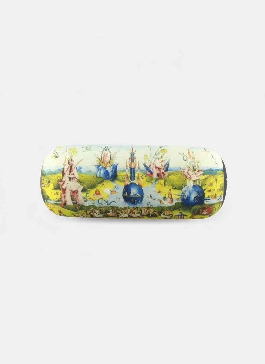 Spectacle Case Garden of Earthly Delights Jheronimus Bosch – art glasses case with velvet lining | ArtyGifts
