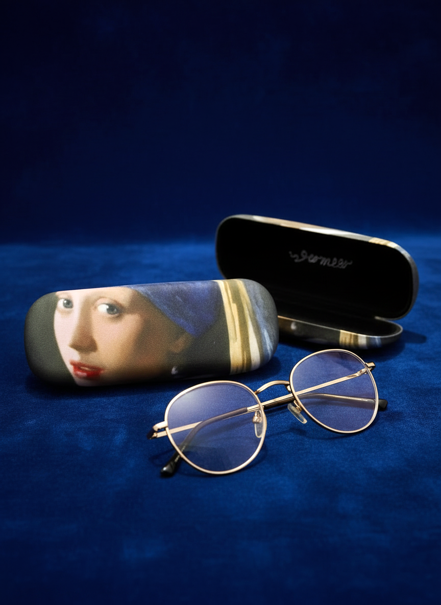 Spectacle Case The Girl with the Pearl Earring Johannes Vermeer – displayed in museum shop | ArtyGifts
