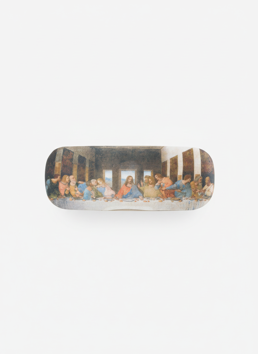 Spectacle Case The Last Supper Leonardo da Vinci – art glasses case with velvet lining | ArtyGifts
