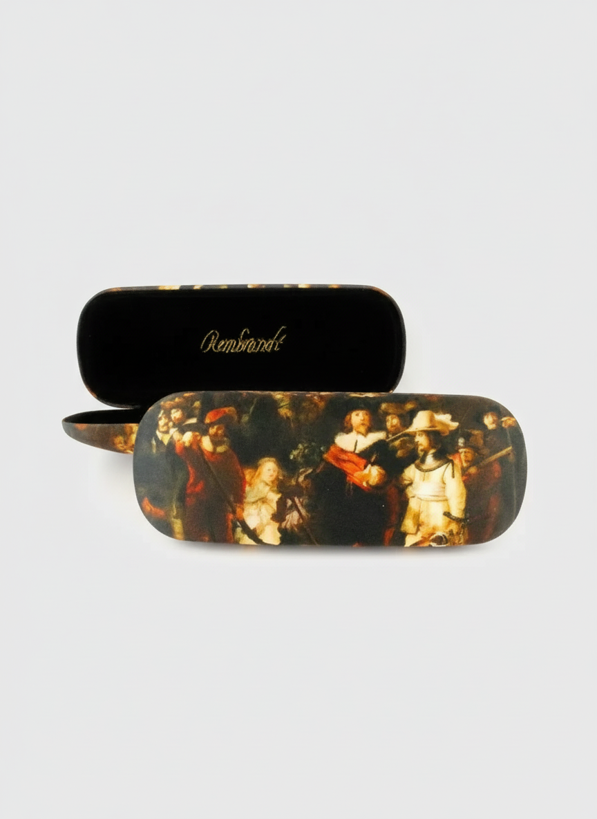 Spectacle Case The Night Watch Rembrandt van Rijn – art glasses case with velvet lining | ArtyGifts
