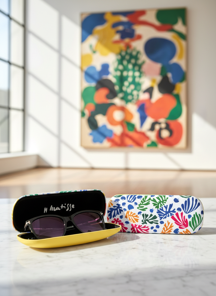 Spectacle Case The Parakeet and the Mermaid Henri Matisse – displayed in museum shop | ArtyGifts
