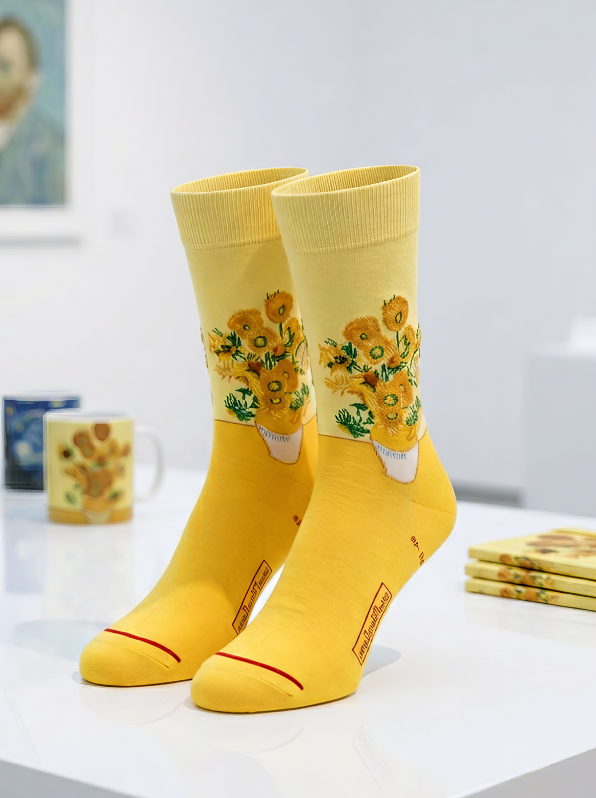 Art Socks Sunflowers Vincent van Gogh | ArtyGifts