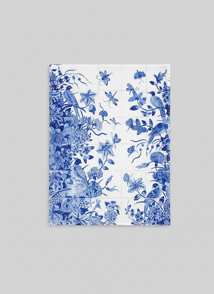 Tea Towel Set, Delft Blue Birds, Rijksmuseum