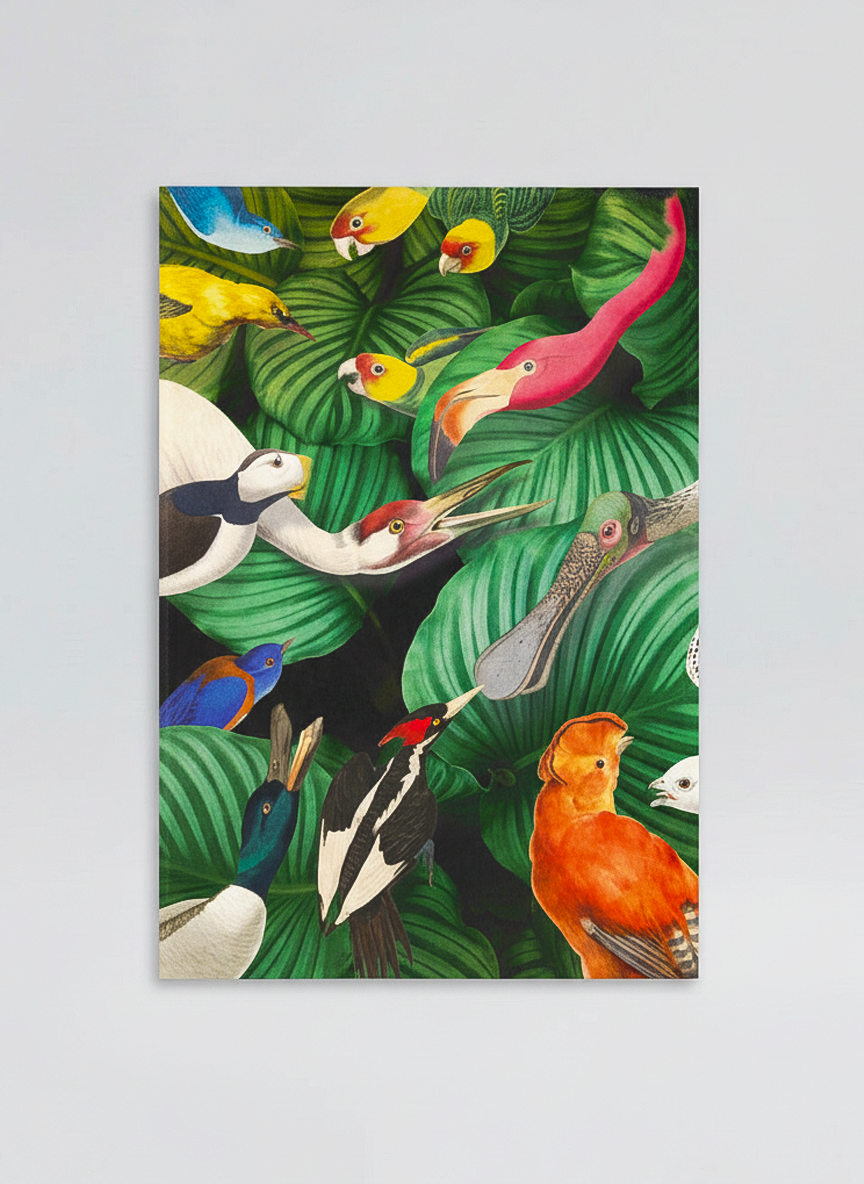 Tea Towel Set, Bird Life, Teyler Museum