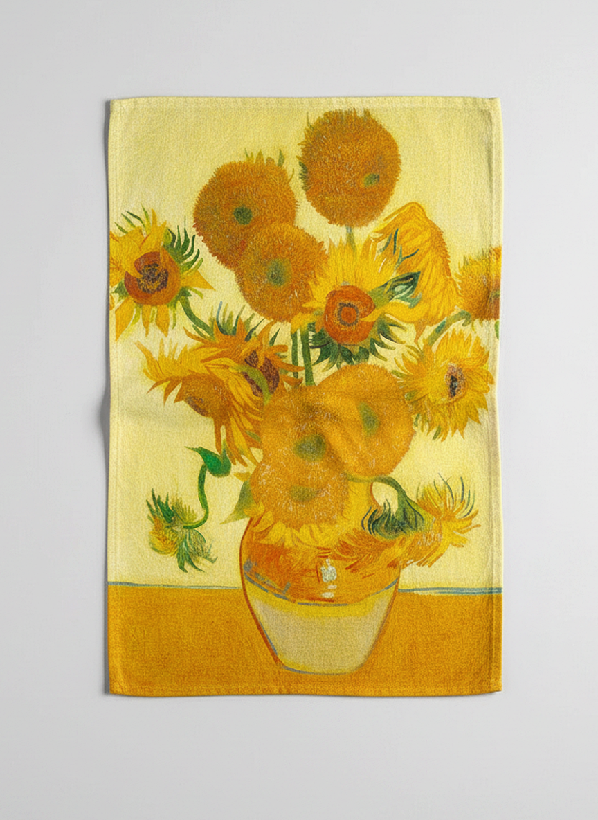 Theedoekset, Zonnebloemen, Vincent van Gogh