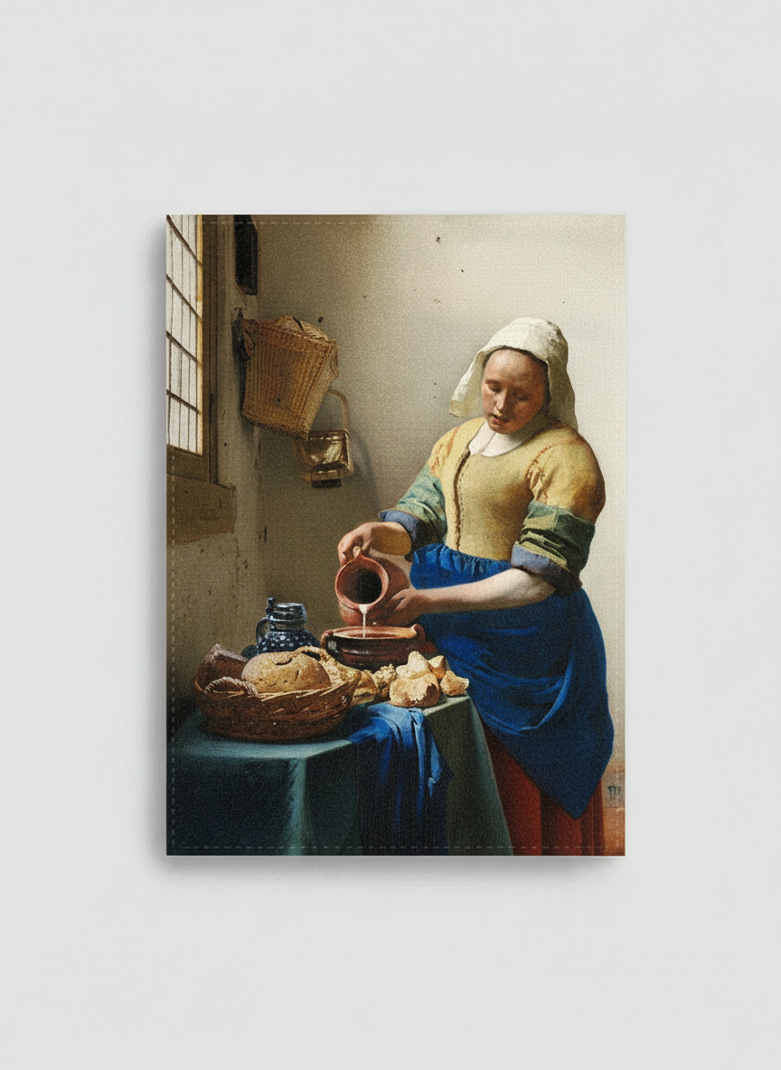 Tea Towel Set, The Milkmaid, Johannes Vermeer