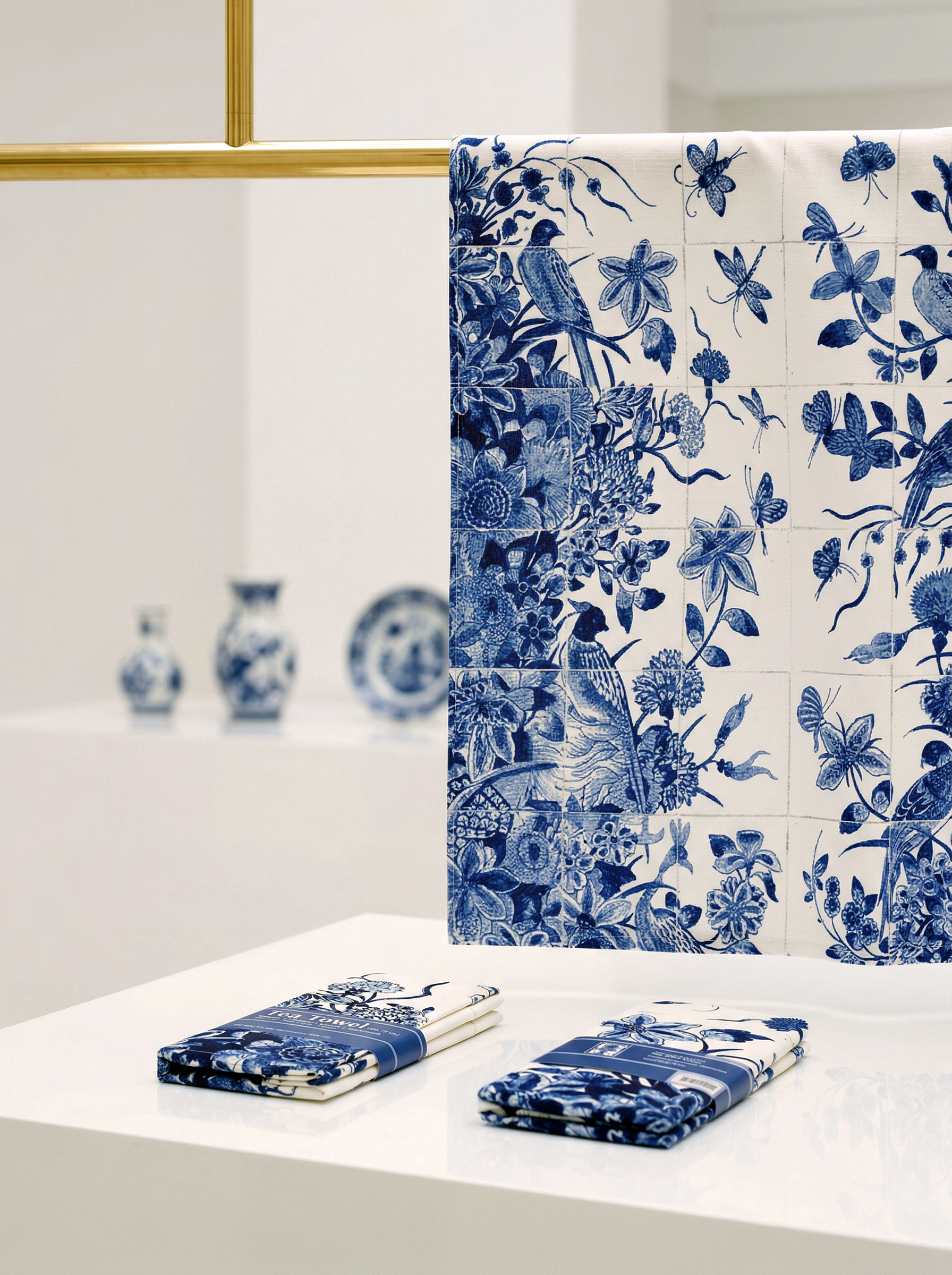 Tea Towel Set Delft Blue Birds – art kitchen gift | Rijksmuseum x ArtyGifts
