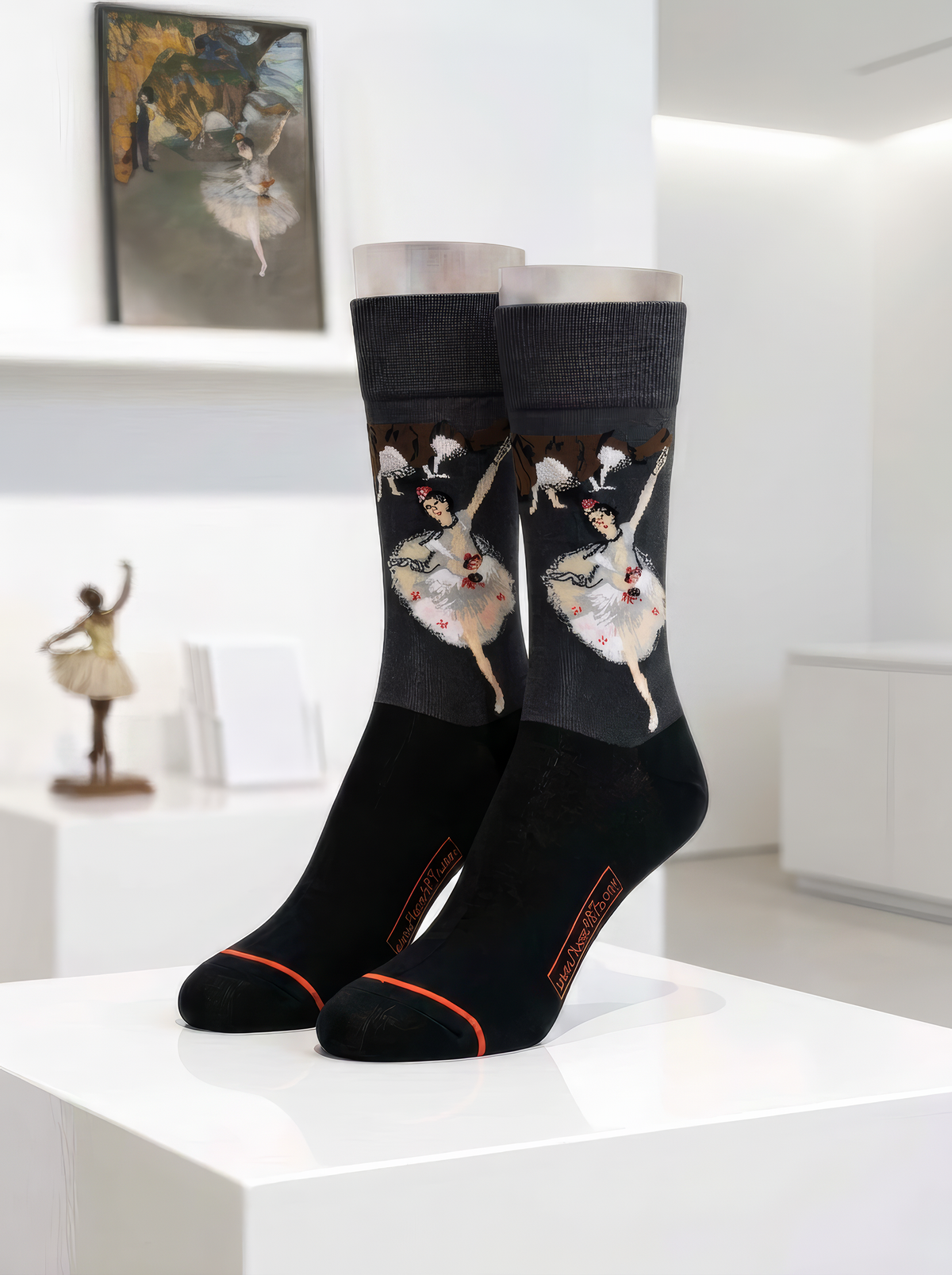 Edgar Degas 3-Pack Museum Ballet Art Socks Gift Set