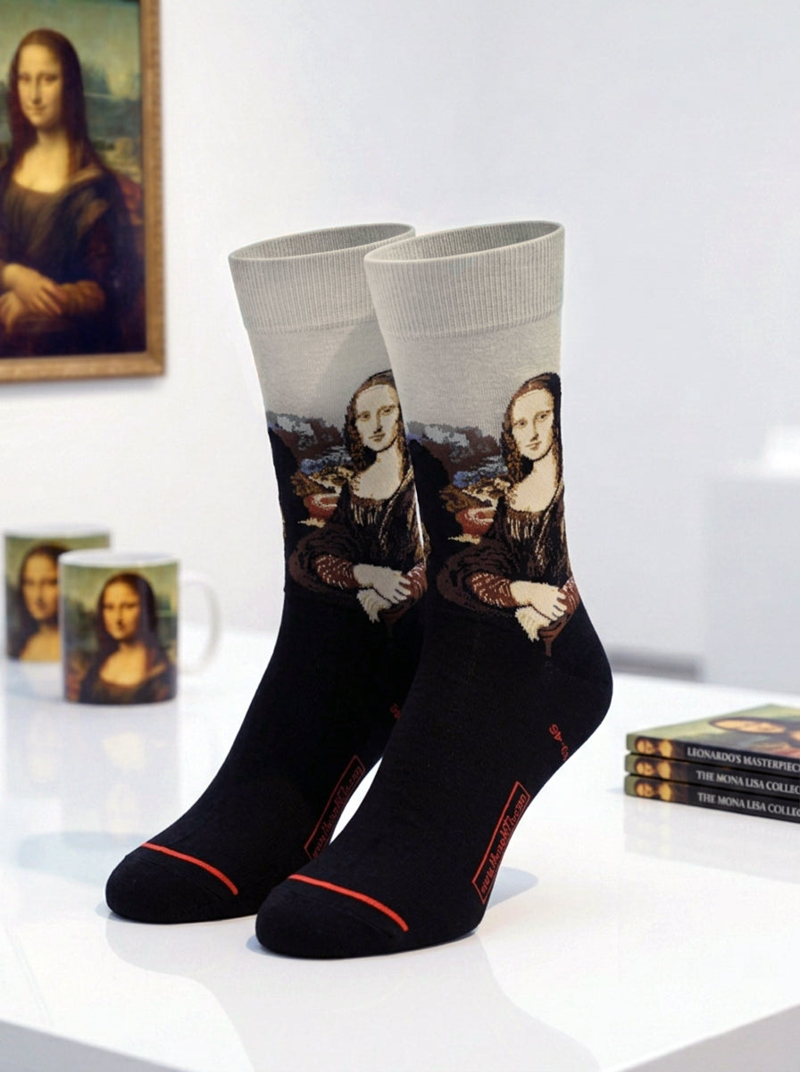 Leonardo da Vinci 3-Pack Renaissance Museum Art Socks Gift Set