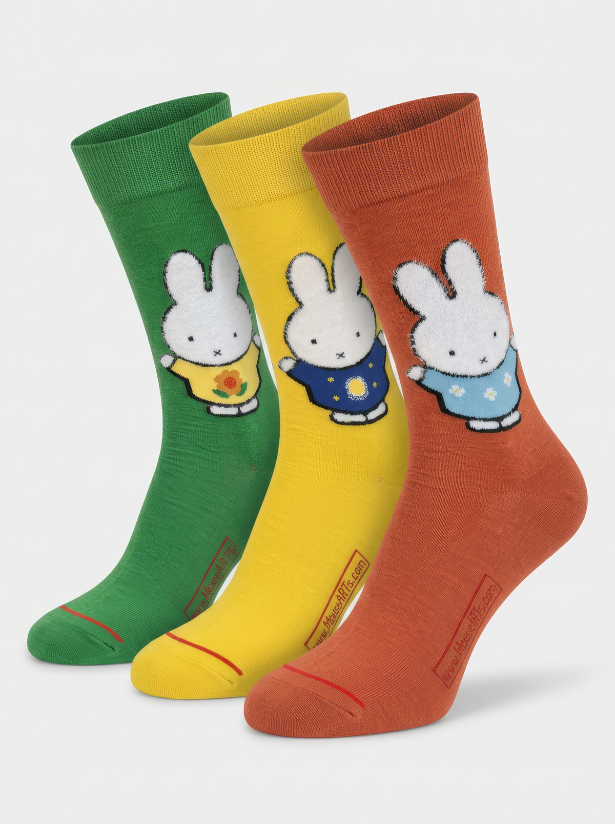 Miffy meets Van Gogh 3-Pack Museum Art Socks Gift Set