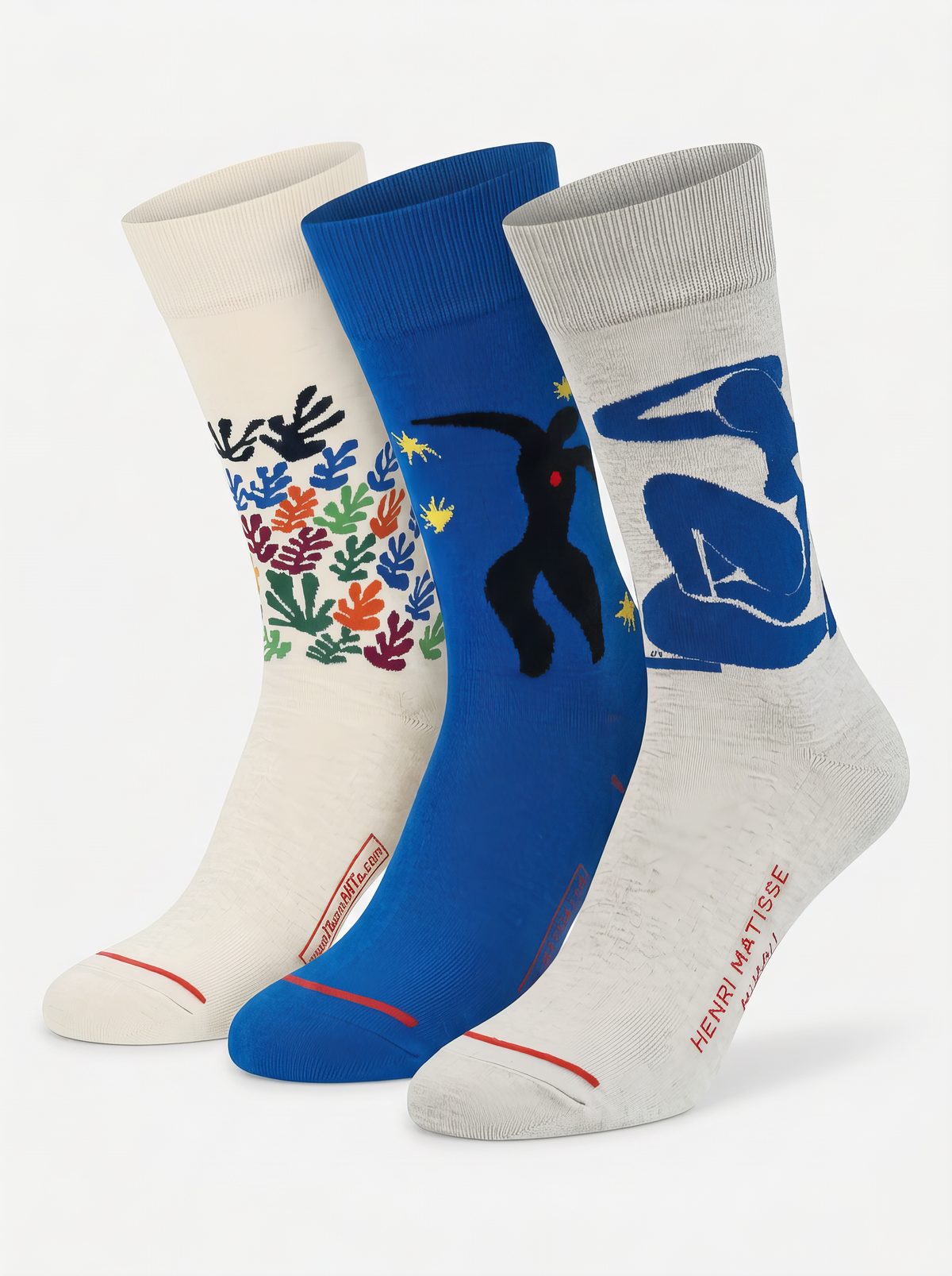 Henri Matisse 3-Pack Museum Art Socks Gift Set