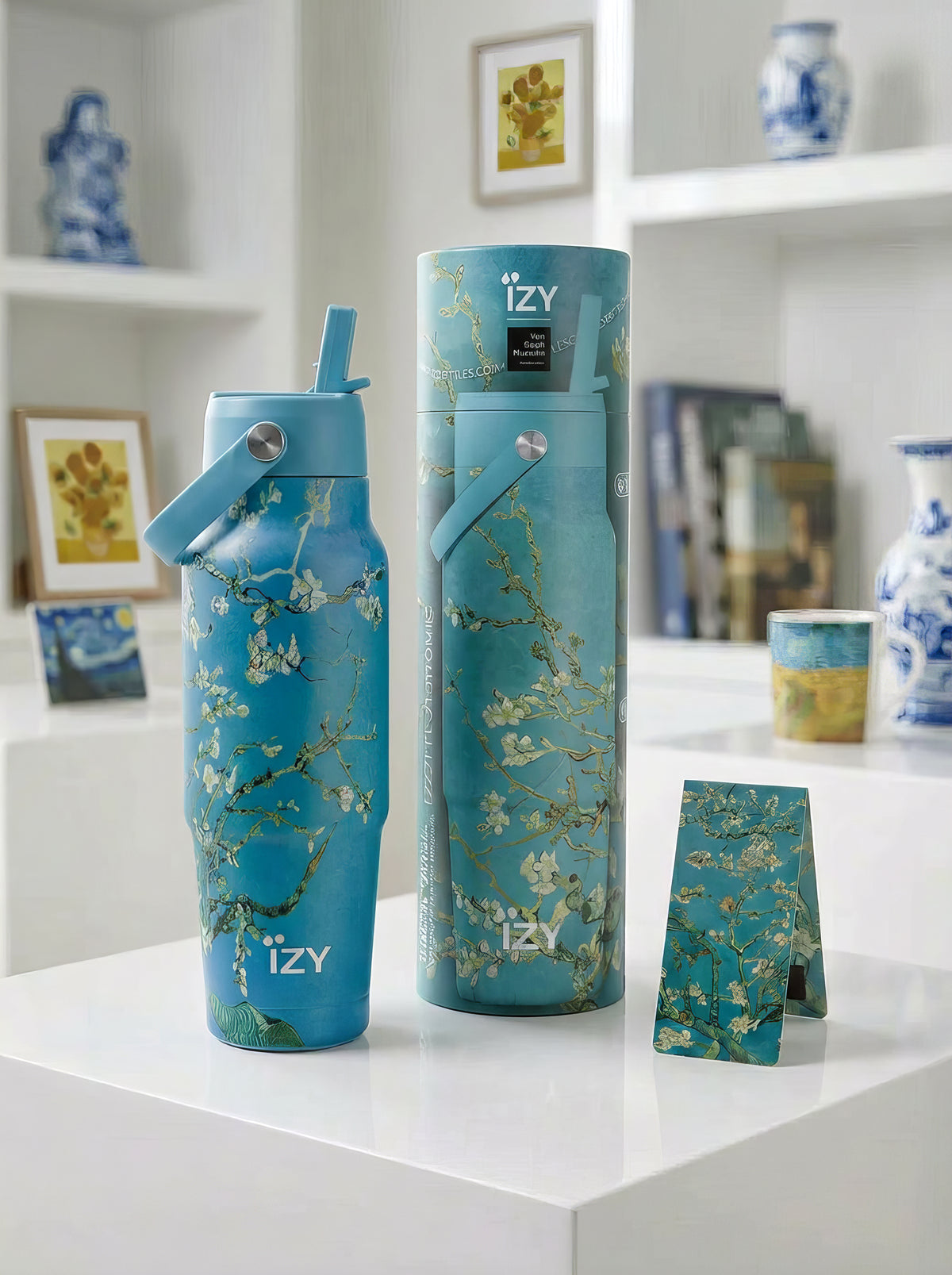 Travel Bottle, Almond Blossom, Vincent Van Gogh + Free Gift