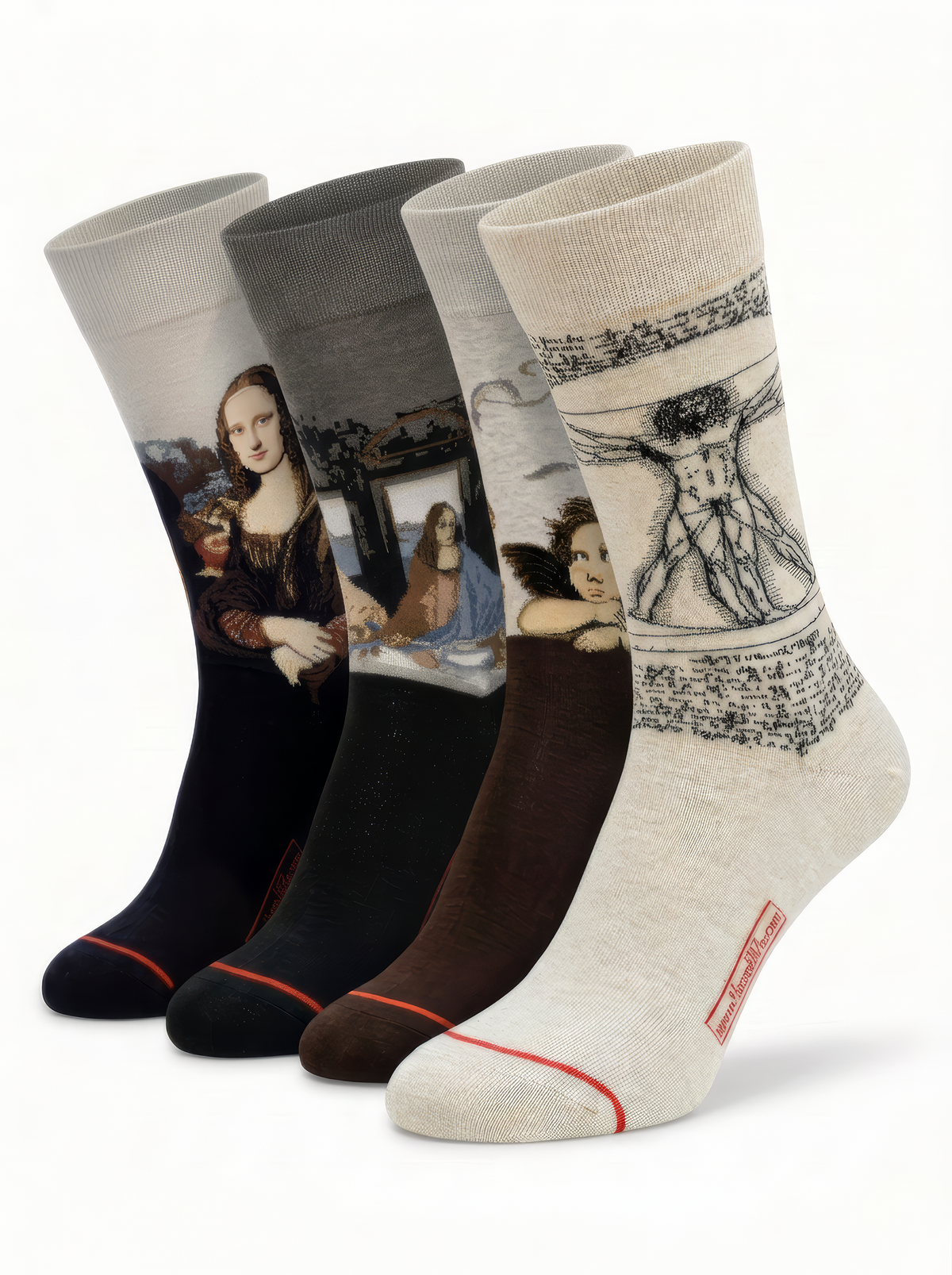 Art Socks for Big Feet – 4-Pack XL Gift Set | The Renaissance Edit